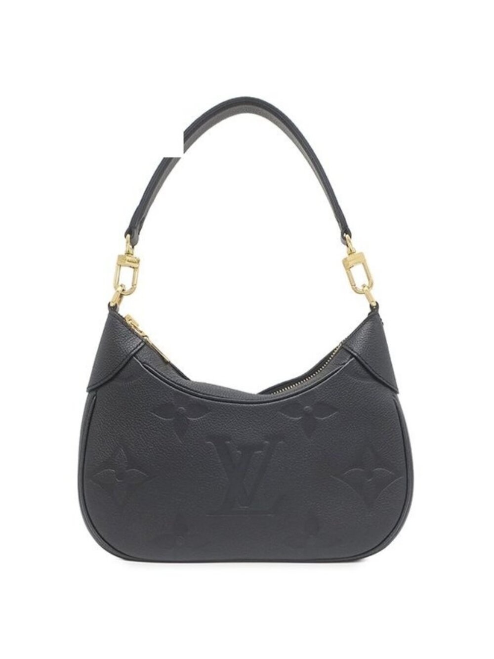 Louis Vuitton Shoulder Bag Bagatelle NM Monogram Empreinte Gold Black
